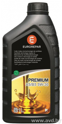 Купить Моторное масло Eurorepar Premium A5/B5 5W-30 1л  в Минске.